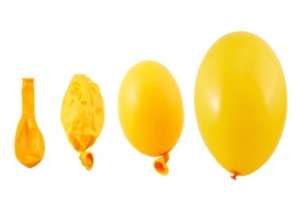 Four Stages of Balloon Inflation