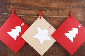 Holiday Card Display Activity for Kids