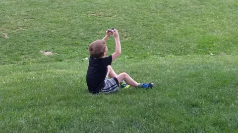 Kids can take their camera outside 