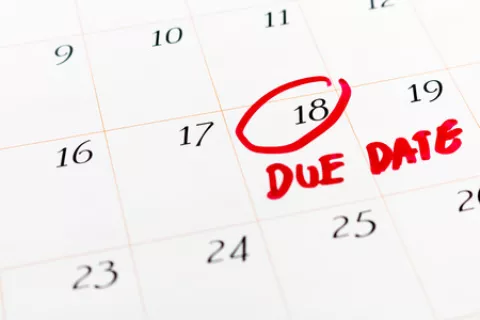 Due-Date Calendar
