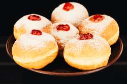 Hanukkah Jelly Donuts