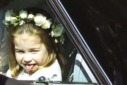 Princess Charlotte at Harry and Meghan's Wedding