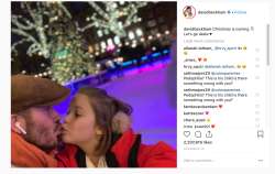 david beckham kissing daughter on lips