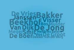 Common Dutch surnames