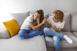 Teen Fighting with Mom