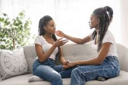 Teen Talking to Parent
