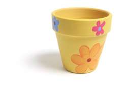 Painted Garden Pot Activity for Kids