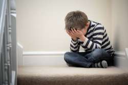 Upset child