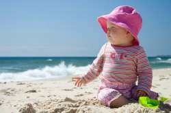 Baby on the beach