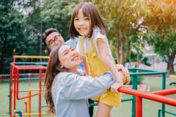 Asian American family