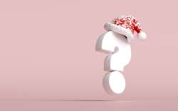 Christmas question mark