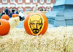 walter white pumpkin