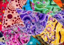 Fabric Collage Activity for Kids