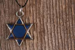 Star of David Necklace for Kids