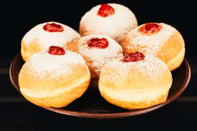 Hanukkah Jelly Donuts