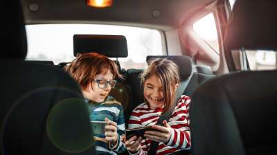 kids being creative using apps