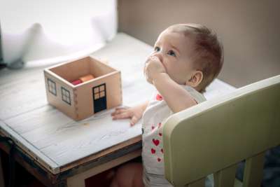 child swallowing small object