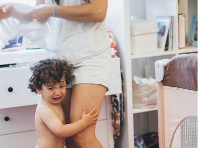 toddler having a meltdown