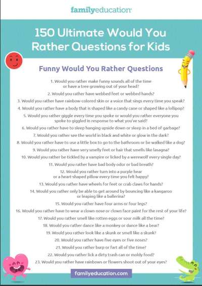 Would You Rather Printable