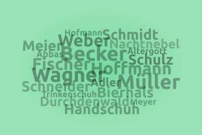 German surnames