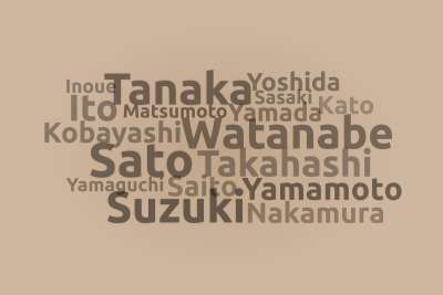 Japanese last names