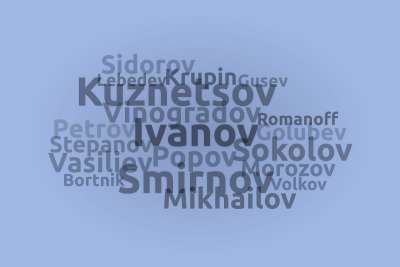 russian last names 