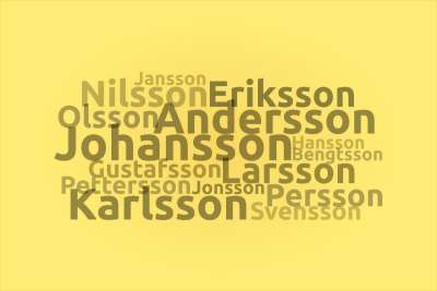 Swedish last names