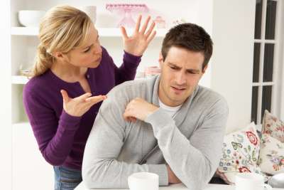 Couple fighting