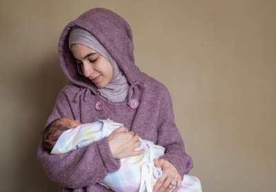 Muslim parent and child