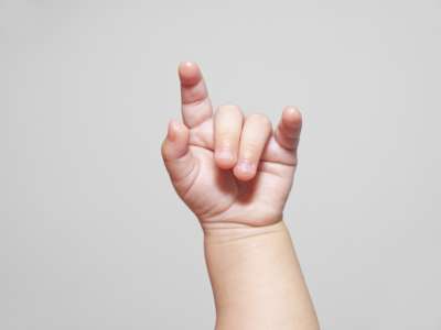 Baby sign language