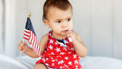 American baby girl