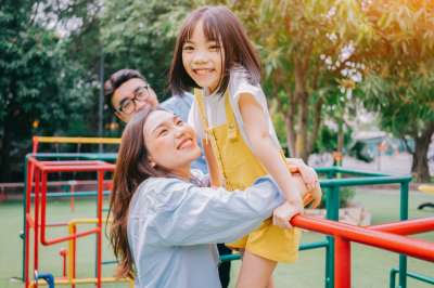 Asian American family