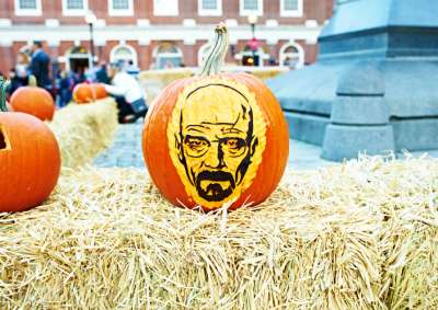 walter white pumpkin