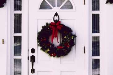 Outside Christmas decorations