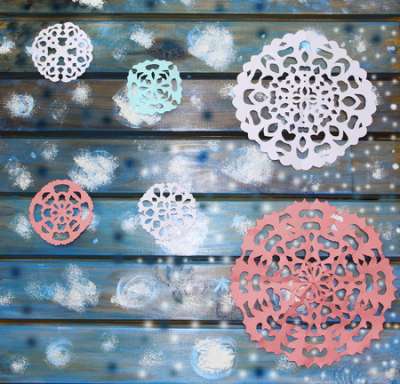 Colorful Snowflake Activity for Kids