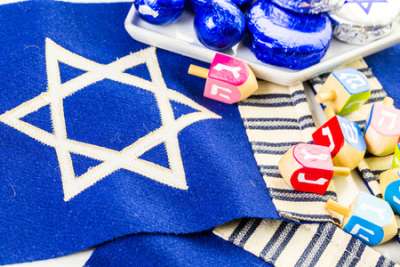 Patchwork Star of David Craft for Kids
