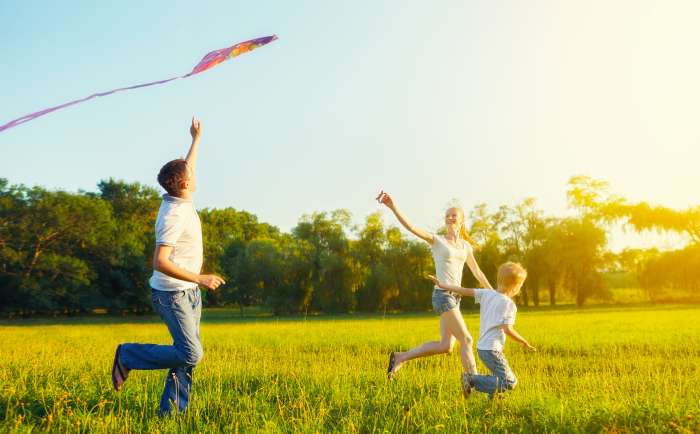 staycation kite flying