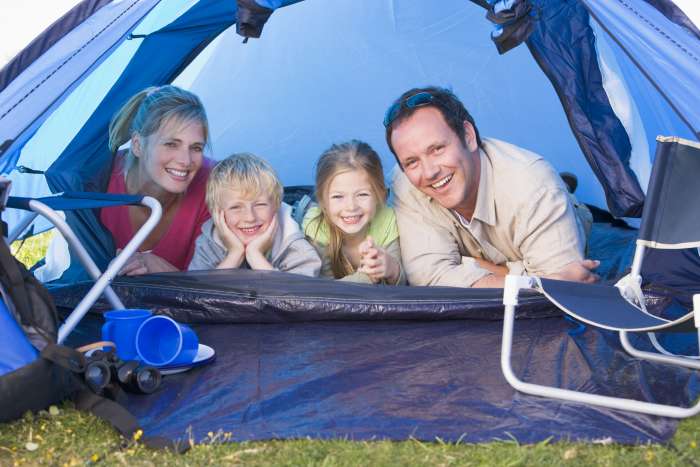 backyard camping