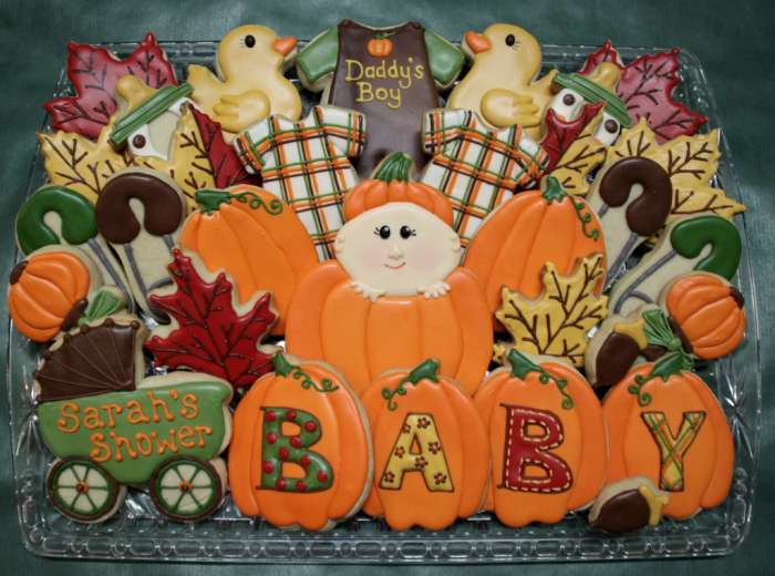 fall themed baby shower ideas