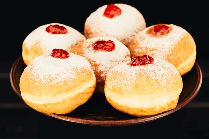 Hanukkah Jelly Donuts