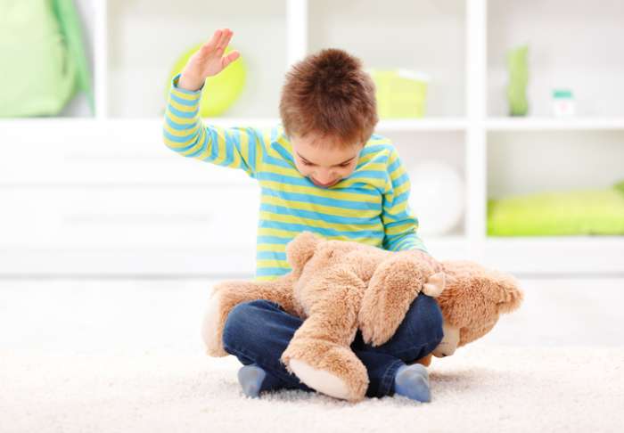 Upset child