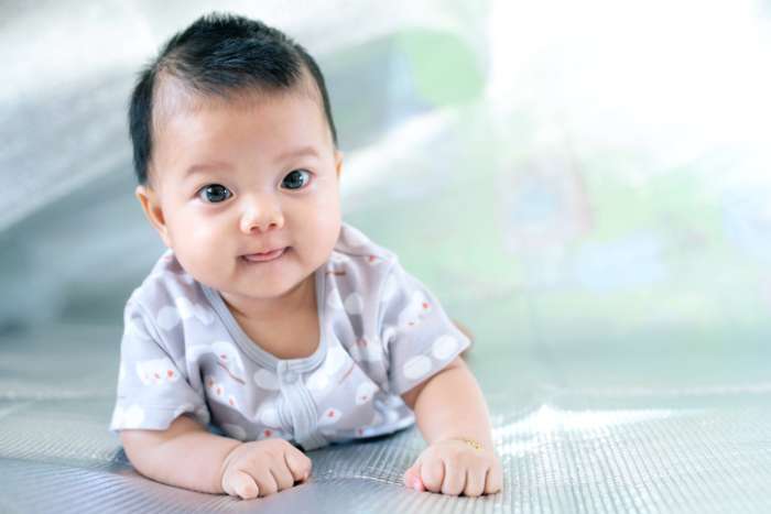 Asian baby boy