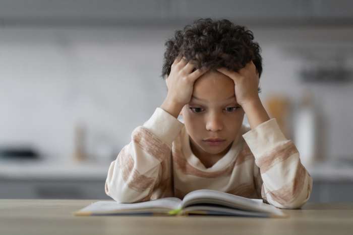 stressed kid