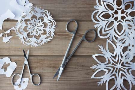 Paper Snowflakes Activity for Kids