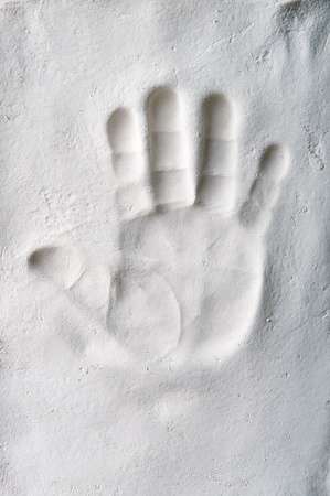 Plaster Handprint Plaque Activity for Kids