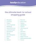 back to school shopping guide