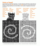 Trick or Treat? Word Search
