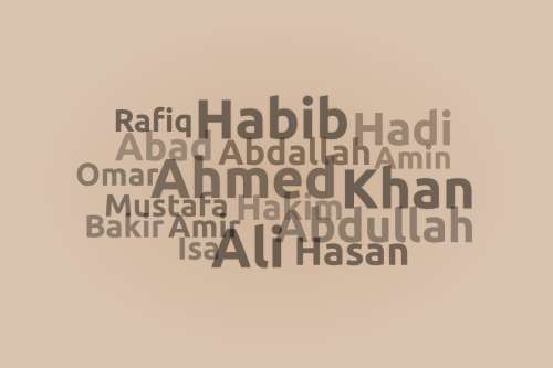 Meaning and Origin of Muslim Last Names