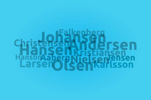 Meaning and Origin of Scandinavian Last Names