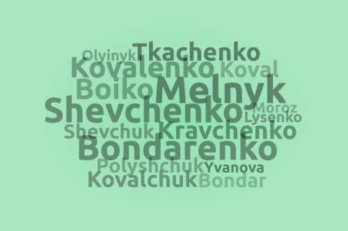 Meaning and Origin of Ukrainian Last Names and Meanings